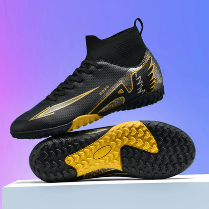 Profesjonalne buty piłkarskie dla mężczyzn, buty piłkarskie dla dorosłych, buty piłkarskie typu cleat, ultralekkie buty treningowe do piłki nożnej, buty sportowe do uprawiania sportów na świeżym powietrzu