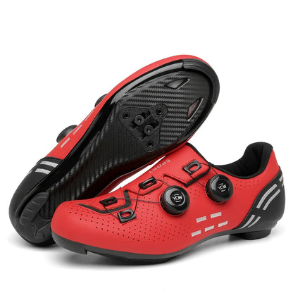Scarpe da ciclismo di alta qualità da uomo SPD autobloccanti per bici da corsa, scarpe sportive da donna MTB da montagna antiscivolo 36-47
