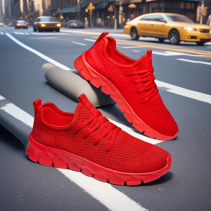 Zapatillas deportivas para hombre de malla ligeras; zapatos planos informales para mujer; zapatillas deportivas de running para hombre; zapatillas de tenis blandas y transpirables; zapatillas deportivas para hombre.