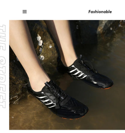 Herren Damen Wasserschuhe Aqua-Schuhe Drainage-Schuhe Strandsport Schwimmsandalen Schnelltrocknend Bootfahren Barfuß Tauchen Angeln Surfen Sneaker