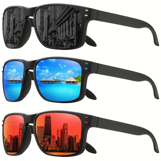 Fashion Polarized Square Sunglasses for Men and Women High Qualiy Finish Sun Glasses UV Protection Glasses cycling