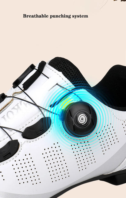 Buty rowerowe unisex Speed – buty wyczynowe SPD do rowerów szosowych z blokadą, oddychające buty MTB do jazdy górskiej i terenowej