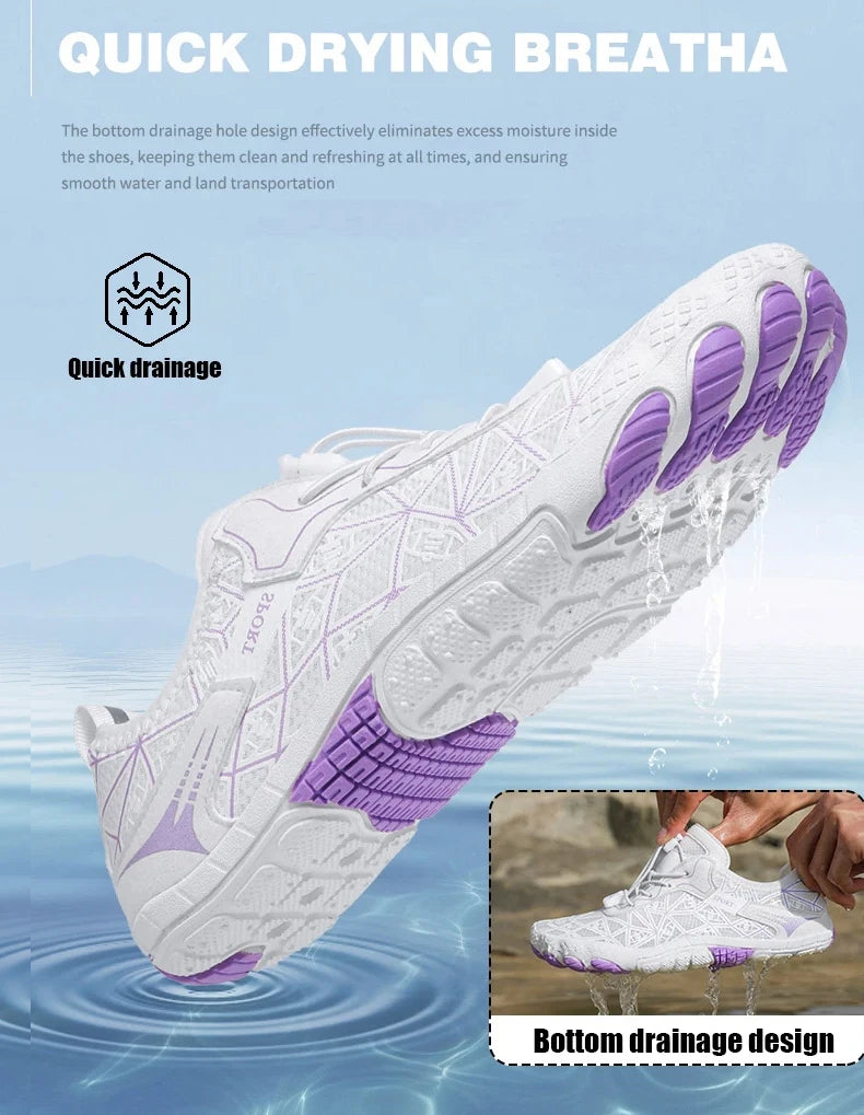 Herren-Watschuhe, Barfuß-Schuhe, schnell trocknende Strandschuhe, Outdoor-Schuhe, rutschfeste Schuhe, Schwimmschuhe für Stromströmungen, Tauchschuhe, Damenschuhe für Wassersport