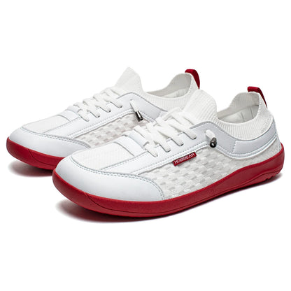 HOBIBEAR Men Barefoot Shoes Women Slip On Wide Toe Walking Sneaker | Zero Drop Sole | Lightweight Breathable Minimalist Shoes