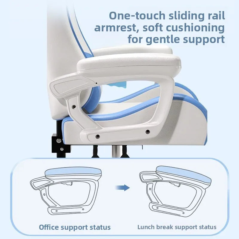 Computer chair, home, e-sports, office, game, racing chair, Internet cafe, competitive, reclining, ergonomics