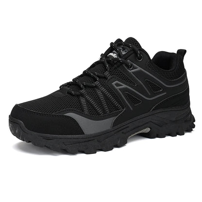 New Large Outdoor Mountaineering Shoes Men Spring and Autumn Mesh Breathable Sneakers Outdoor Travel Hiking Non-Slip Shoes