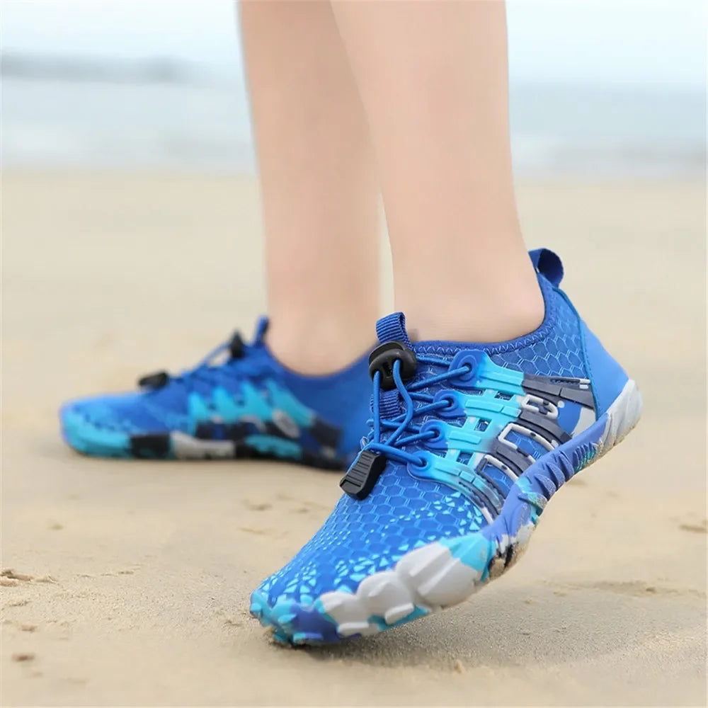 12 Farben Wasserschuhe für Kinder, Sommer, Strand, Five Fingers, Barfuß, Schwimmen, Aqua-Schuhe, schnell trocknend, Meer, Fluss, Kindersneaker