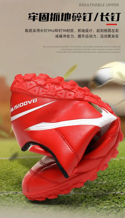 Hybrid Stud Soccer Boots With Durable Anti-slip Performance, Comfy To Wear For Casual Football Exercise And Competitive Games