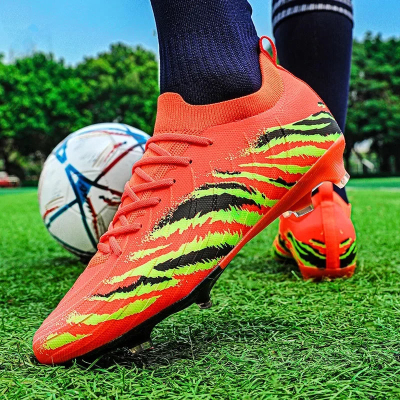 Herren-Fußballschuhe Sport Ultraleicht Rutschfest Outdoor Erwachsene Stollen Spiel Unisex-Fußballschuhe Bequem Rasen Hochwertig
