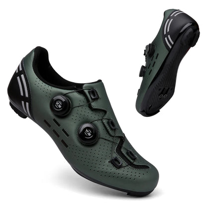Scarpe da ciclismo di alta qualità da uomo SPD autobloccanti per bici da corsa, scarpe sportive da donna MTB da montagna antiscivolo 36-47