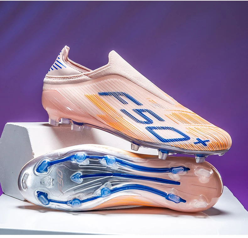 Men's Soccer Shoes Grass Football Boots Ultralight Sport Comfortable Indoor Cleats Non Slip Fg Turf Futsal Adult Non-Slip