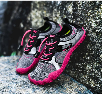 Vattenskor för barn, snabbtorkande strandskor, vattenskor för pojkar och flickor, barfota-sportskor, vadningsskor, sneakers för barn, dykning, fiske, surf-sandaler