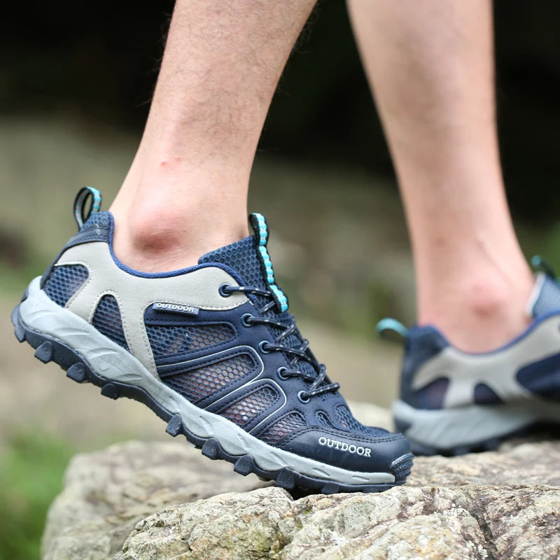 Frühjahr/Sommer Herren Damen Outdoor-Sneaker Trekking- und Wanderschuhe Sport- und Trail-Laufschuhe mit dicken Sohlen Sonderangebot Rabatt