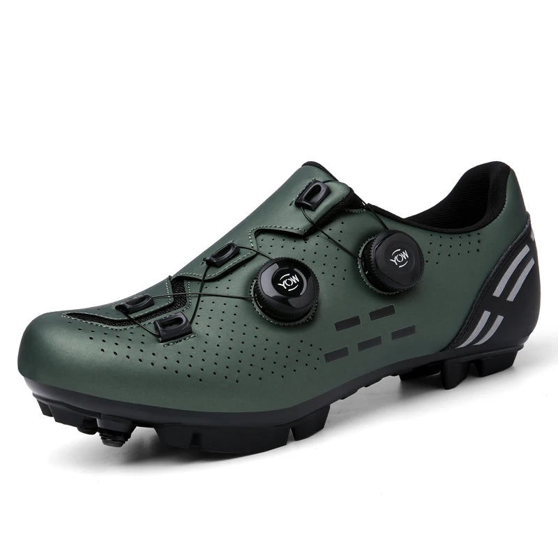 Scarpe da ciclismo di alta qualità da uomo SPD autobloccanti per bici da corsa, scarpe sportive da donna MTB da montagna antiscivolo 36-47