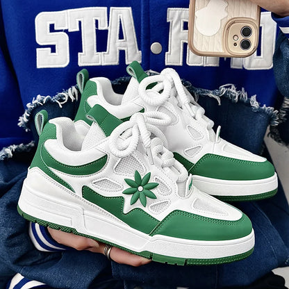 Fashion Mens Shoes Trend Street Skateboard Shoes Man Luxury Brand Training Sneakers Mesh Breathable Casual Shoes Tenis Masculino