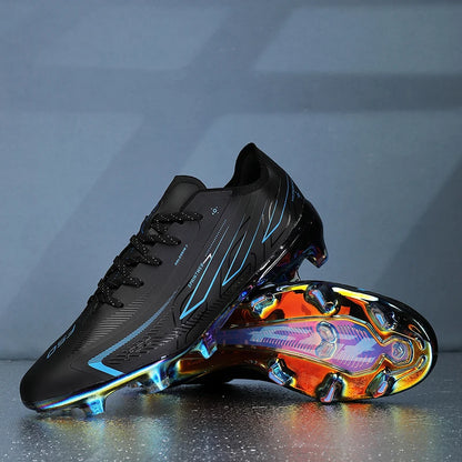 Chaussures de football pour hommes, baskets confortables, chaussures de football de haute qualité avec crampons longs pour garçons - Conception durable et résistante à l'usure