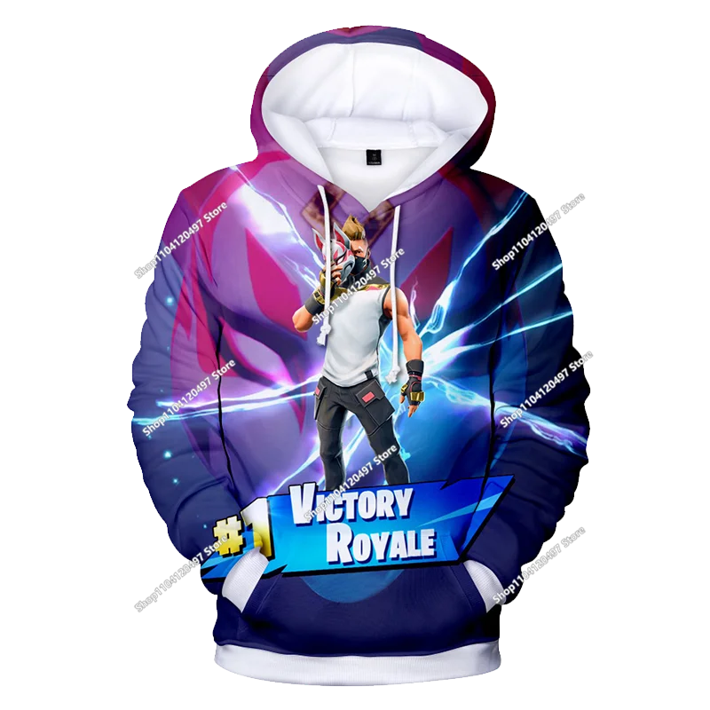 Fortnite Παιχνίδι Μάχης Φούτερ με 3D εκτύπωση Ρούχα δρόμου Παιδικά φούτερ σε υπερμεγέθη στυλ Φούτερ με κουκούλα Ανδρικά παλτά Ρούχα