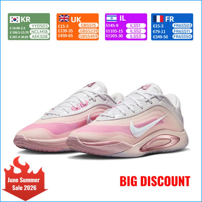 Nike A'ONE EP Unisex Fashionable, Lightweight, Breathable, Cushioned, Patchwork Training and Basketball Shoes FZ8606-101