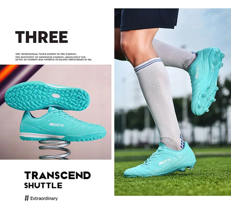 New Men's Football Boots Soccer Shoes for Adults, Society Football Cleats, Ultralight Training Sneakers, Outdoor Large Size 47