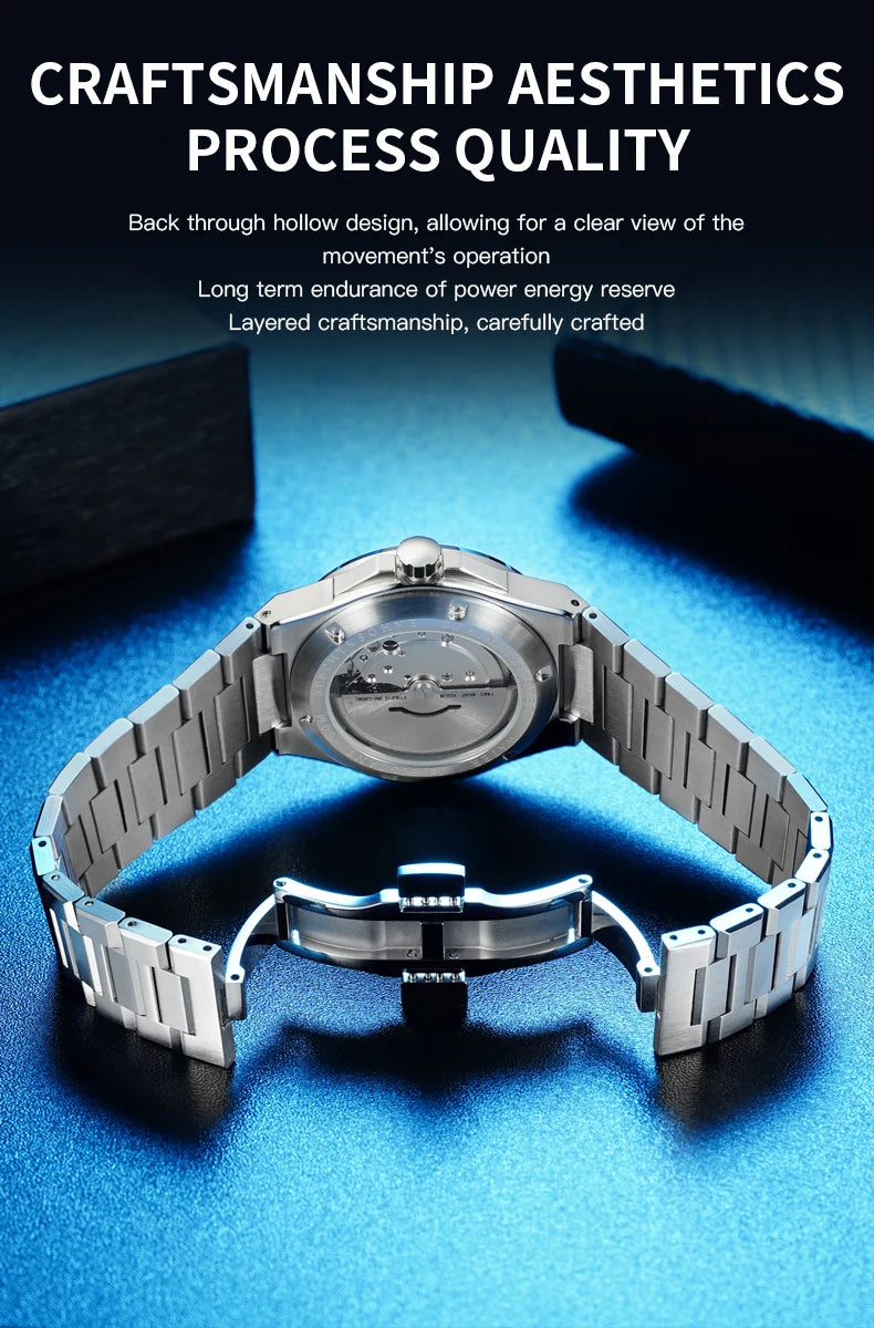 Specht&Sohne 2025 New 38MM Men's Watches Automatic Watch Japan Miyota 8215 Movt Steel Sapphire Crystal Reloj Homb Waterproof