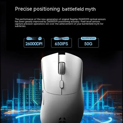 Metaphyuni Metapanda P1 Wireless Mouse P1 Pro Max Paw3395 Low Latency Lightweight E-Sports Gaming Mouse Ergonomics PC Gamer Gift