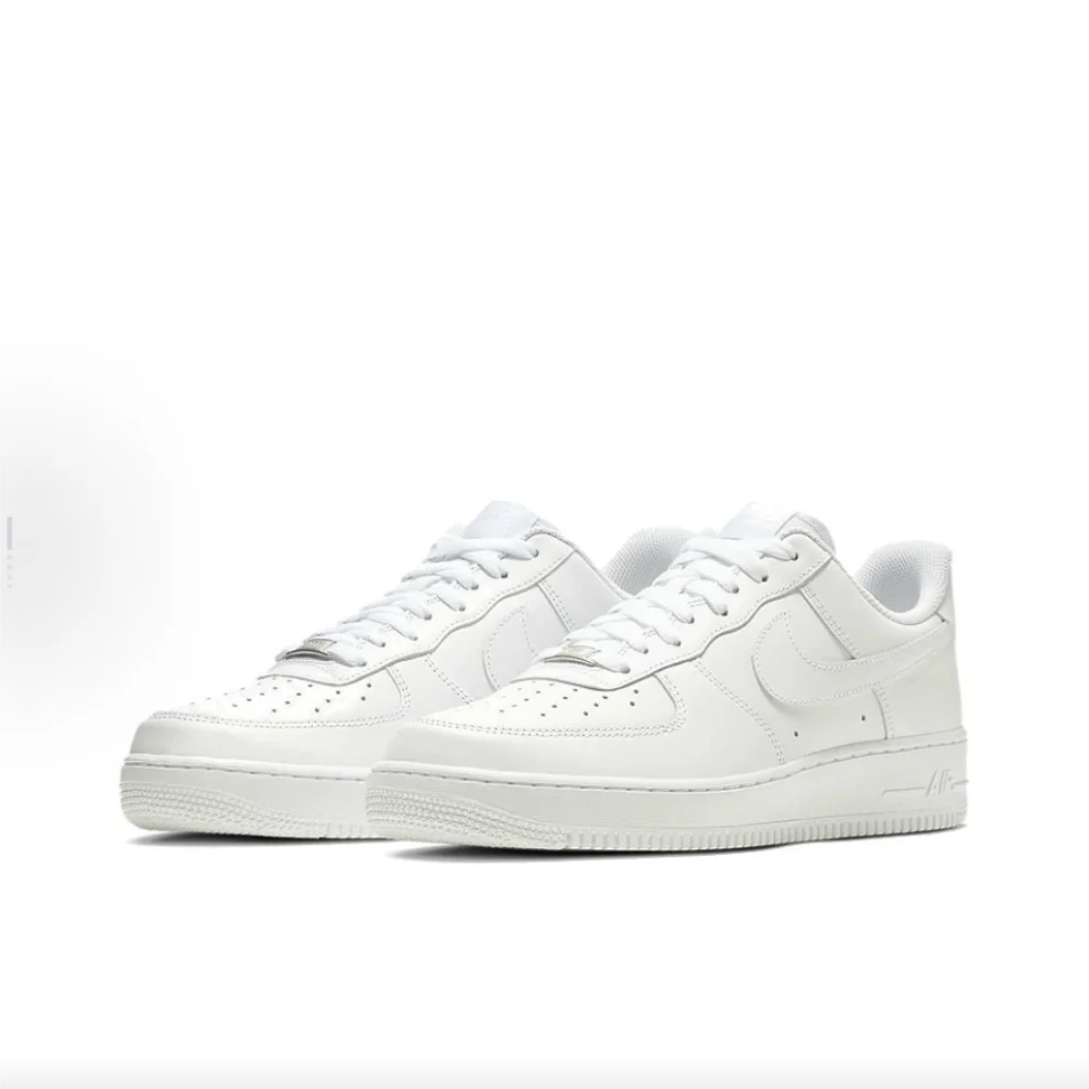 Nike Air Force 1 AF1 All-White Unisex Low-Top Casual Skate Shoes CW2288-111