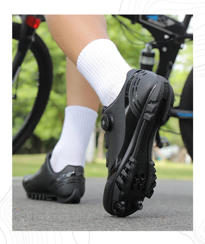 Zapatillas de ciclismo para hombre, bicicletas de carretera, mujer, competición, con cierre automático, velocidad, zapatillas deportivas de ciclismo, zapatillas de ciclismo con calas SPD para mujer