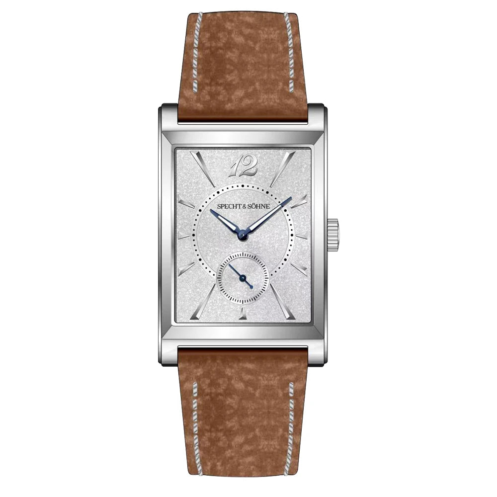 Orologio da uomo in acciaio inossidabile. Forma della cassa: rettangolare