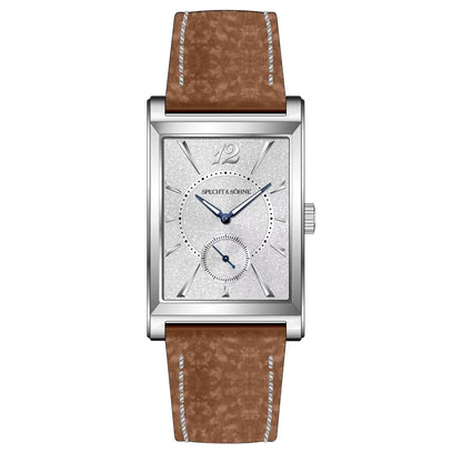 Orologio da uomo in acciaio inossidabile. Forma della cassa: rettangolare
