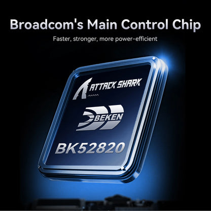 ATTACK SHARK X11SE vezeték nélküli gamer egér, három üzemmódú, 63g szuperkönnyű kialakítás PAW3311 érzékelővel, 22000 DPI, 300mAh akkumulátor, kettős driver