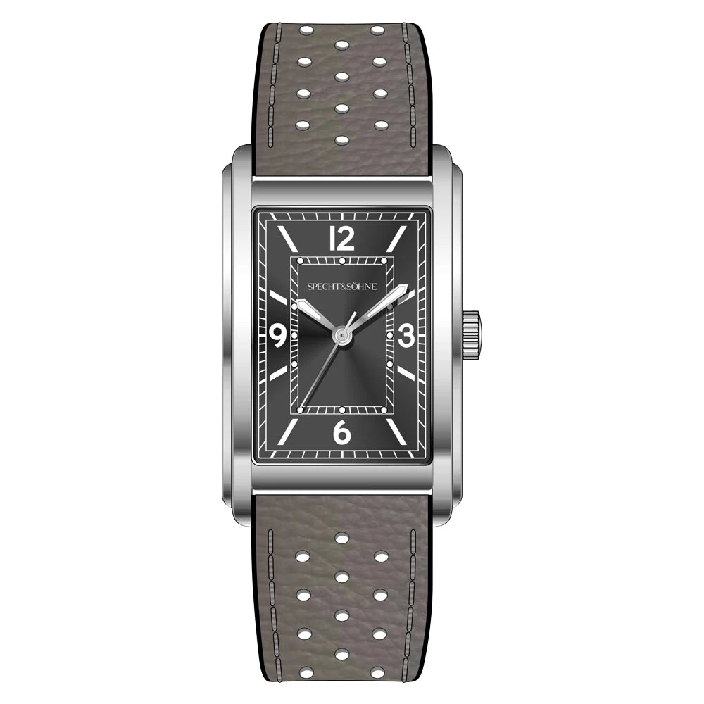 New Specht & Söhne Fashion Couple Watches VH31 Quartz Watches Casual Retro Clocks Sapphire Crystal Leather Strap Wristwatch
