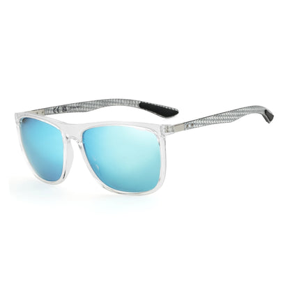 ZENOTTIC New Square Polarized Sunglasses for Men Ultralight Carbon Fiber Sun Glasses Driving Fishing Golf Sport UV400 Protection