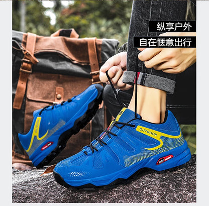 Scarpe da uomo per attività all'aperto - Scarpe da alpinismo antiscivolo da uomo - Calzature da viaggio, escursionismo e avventura - Sneaker casual alla moda
