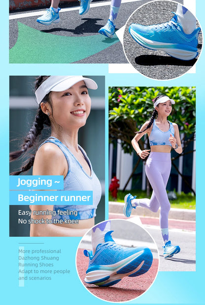 ONEMIX Pantofi sport chinezești Pantofi de alergare noi pentru bărbați, cu amortizare, antiderapant, respirabili, ușori, pentru exterior, pantofi sport pentru femei