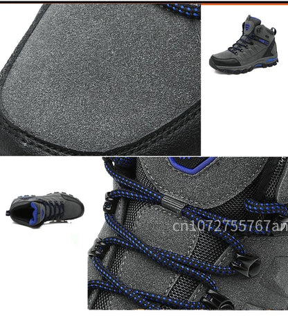 Couples Outdoor Hiking Shoes Comfortable Wear-Resistant Camping Climbing Mountain Shoes Breathable Sports Shoes Camping Boots