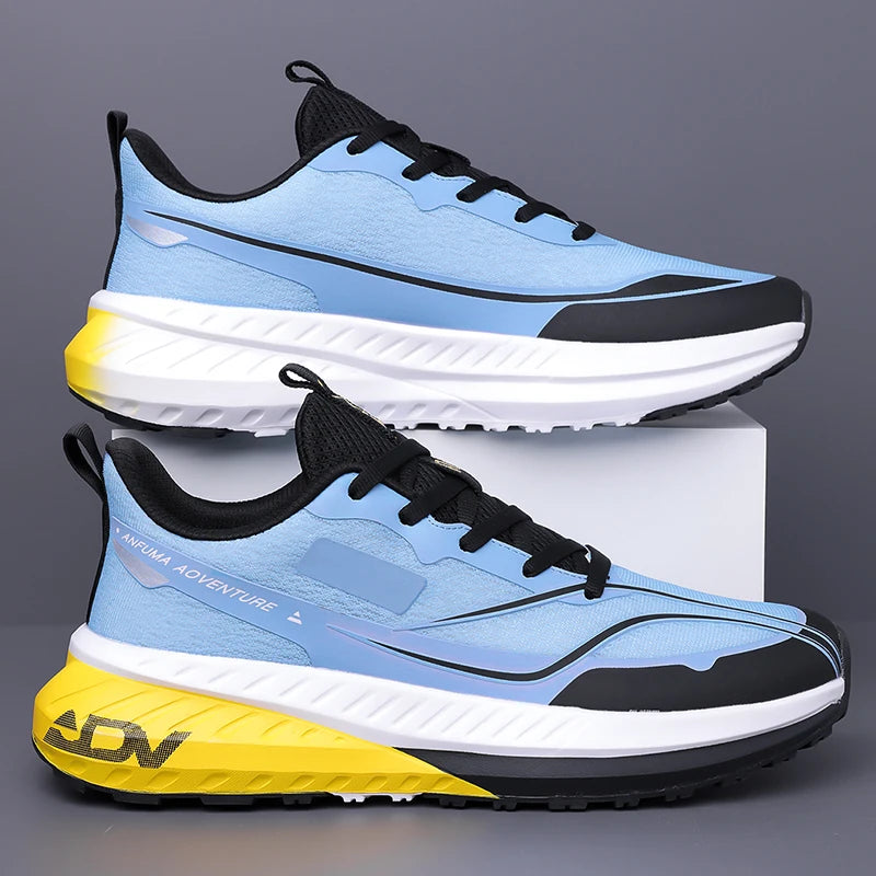 Sapatos de caminhada para homem, para atividades ao ar livre, antiderrapantes, de boa qualidade, modernos, rasos, resistentes ao desgaste, respiráveis, ténis casuais, desportivos, de corrida, para homem