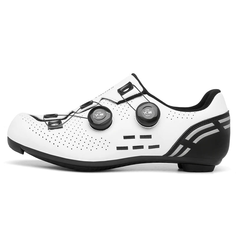 Sapatos de ciclismo para homem: sapatos profissionais de BTT e SPD; sapatos de corrida de montanha; sapatos de ciclismo de estrada SPD para mulher
