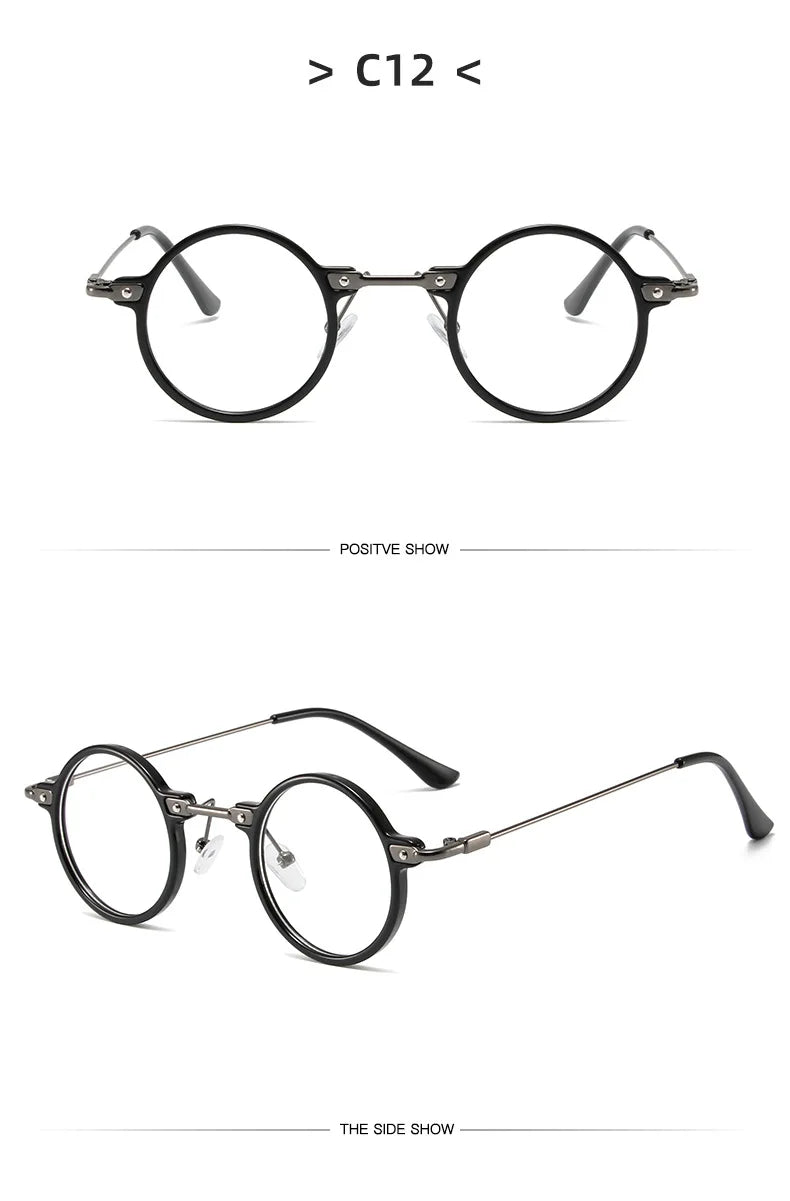 Occhiali da sole rotondi per uomo e donna, occhiali da sole retrò in stile steampunk, occhiali da sole da uomo e da donna, occhiali da sole di marca, montatura in metallo, occhiali da sole