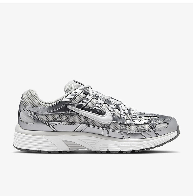 Nike Originals P-6000 Låga snörskor för damer, slitstarka fritids- och sportskor IO3496-001
