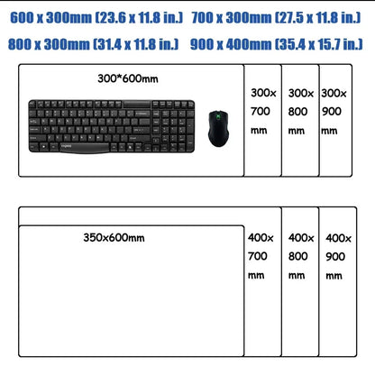 Cute Sonics The Hedgehogs Mousepad HD Printing Computer Gamers Locking Edge Non-slip Mouse Pad XXL90x40cm Keyboard PC Desk Pads