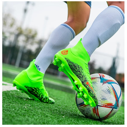 Men Professional Football Shoes Society Cleats Soccer Shoes Original Indoor Football Field Boots Grass Training TF/FG Sneaker