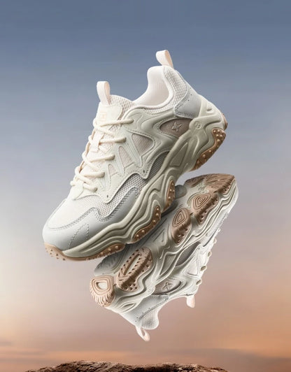 Xtep Casual Shoes Spring And Summer Lightweight Sports Shoes Thick Sole Fashionable Street Style Sneakers 875319320004