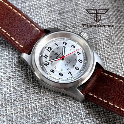 Tandorio 36 mm Fashion 20 BAR automatisk dykar- och pilotklocka för män och kvinnor NH35/PT5000/Miyota8215-urverk safirglas armbandsur med grön luminiscens