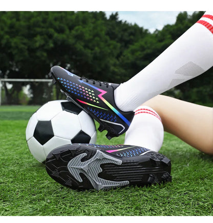 High Quality Men's Soccer Shoes for Society, Ultralight Turf Soccer Cleats Sneakers, Training Football Boots Chuteira Campo Sizes 35-45
