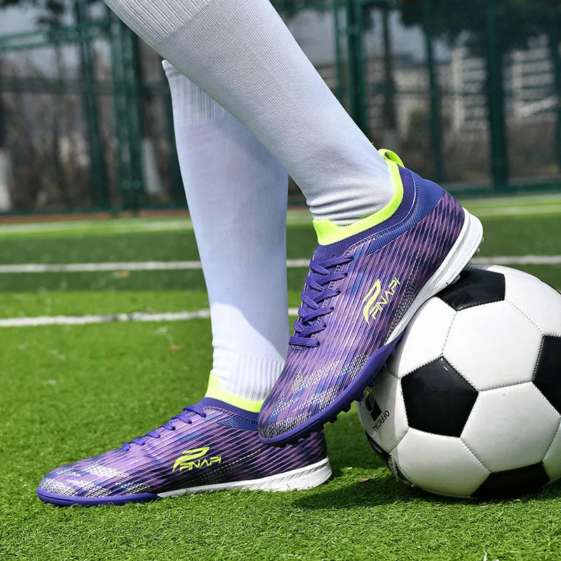 Herren-Fußballschuhe in hoher Qualität: Stollen, für Spiele, Indoor, Verkaufsschlager, Outdoor, Fußballschuhe, Rasen, High-Top, Futsal, rutschfeste Sneaker