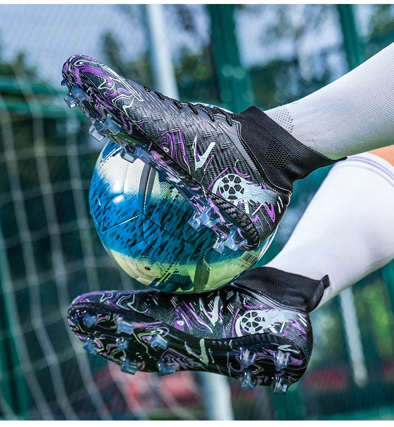 Sapatilhas de futebol profissional para homem, sapatilhas com pitões, sapatilhas de futebol originais, botas para campo de futebol de interior, treino em relva, TF/FG, ténis