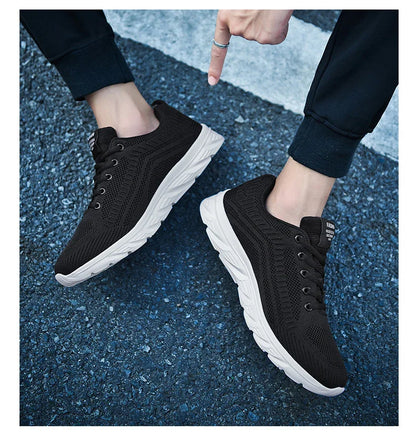 Sports Men's Running Jogging Shoes Casual Sneakers Outdoor Lace-Up Breathable Mesh Light Tennis Outdoor Walking Size 39-46