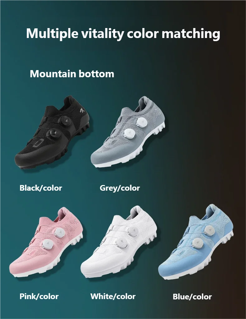Men Mtb Cycling Shoes New Women Pink Self-Locking Cleats Speed Road Bicycle Shoes Flat Trail Racing SPD Mountain Bike Sneakers