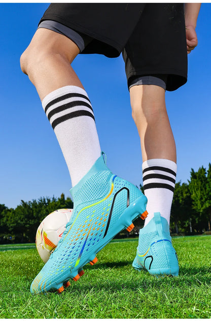 New Men's Soccer Shoes Hot Sale High-Quality Football Boots Women Unisex Futsal Cleats Ultralight Professional TF/FG Sneakers
