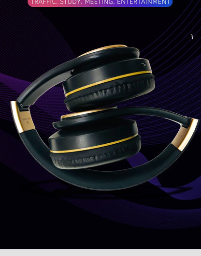 Casque sans fil supra-auriculaire Bluetooth 5.3, stéréo HiFi, faible latence, suppression du bruit, écouteurs de jeu avec microphone ENC